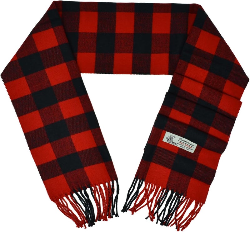 Glory Max Scottish Stewart Tartan Plaid Luxurious Winter Scarf Soft Cashmere Feel 72"x12" - Image 2
